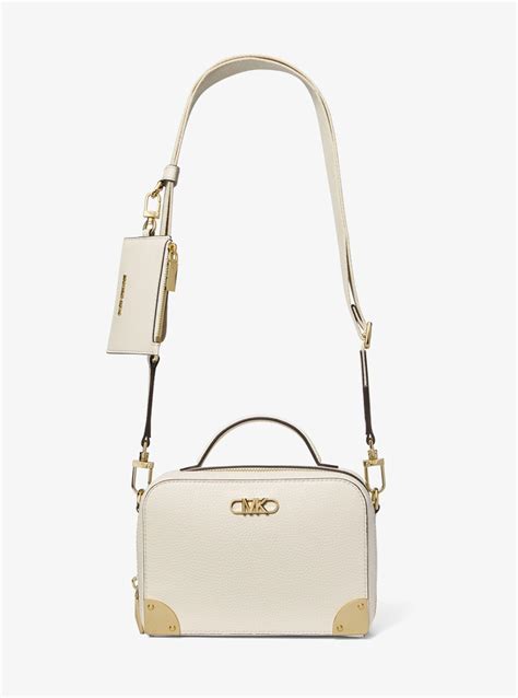 Estelle Small Pebbled Leather Satchel 